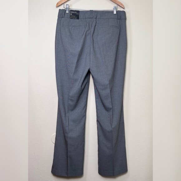 BANANA REPUBLIC Women's Jackson Fit Curvy Gray Trousers Dress Pants Size 12 NEW - Picture 2 of 13